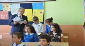 Saray İlçesi Beyazköy İlkokulunda Karne Dağıtım Töreni Yapıldı.