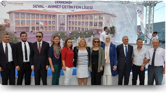 Çerkezköy Seval-Ahmet Çetin Fen lisesi protokolü imzalandı.