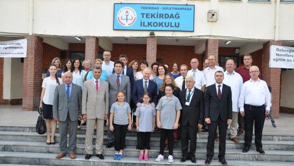 Tekirdağ İlkokuluna Valimiz Sayın Mehmet CEYLAN´dan Ziyaret
