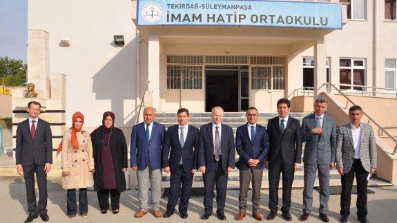 Tekirdağ Valisi Sayın Mehmet CEYLAN Süleymanpaşa İmam-Hatip Ortaokulunu Ziyaret Etti