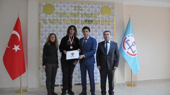 Süleymanpaşa Ebru Nayim Fen Lisesi Öğrencisinin Tübitak Olimpiyat Başarısı