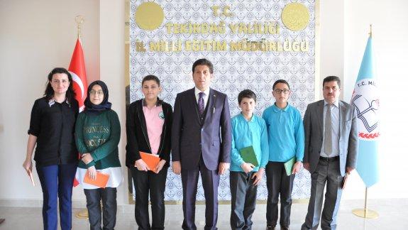 Süleymanpaşa İmam-Hatip Ortaokulu Öğrencilerinden İl Milli Eğitim Müdürümüze Ziyaret
