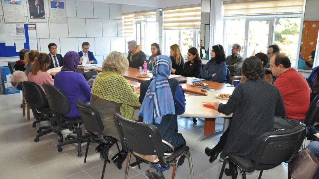 İl Milli Eğitim Müdürümüz Ersan Ulusan Tekirdağ Anadolu İmam Hatip Lisesi Öğretmenler Kurulu Toplantısına Katıldı