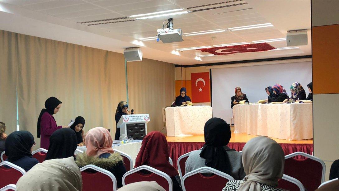 Anadolu İmam Hatip Liseleri Genç Nida Kur' an-ı Kerim-i Güzel Okuma Ve  Hafızlık Yarışması Yapıldı