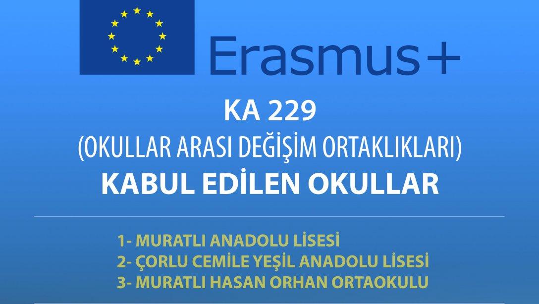 Erasmus + KA229 Okullar Arası Değişim Ortaklıkları Projeleri Kabul Edilen Okullarımız
