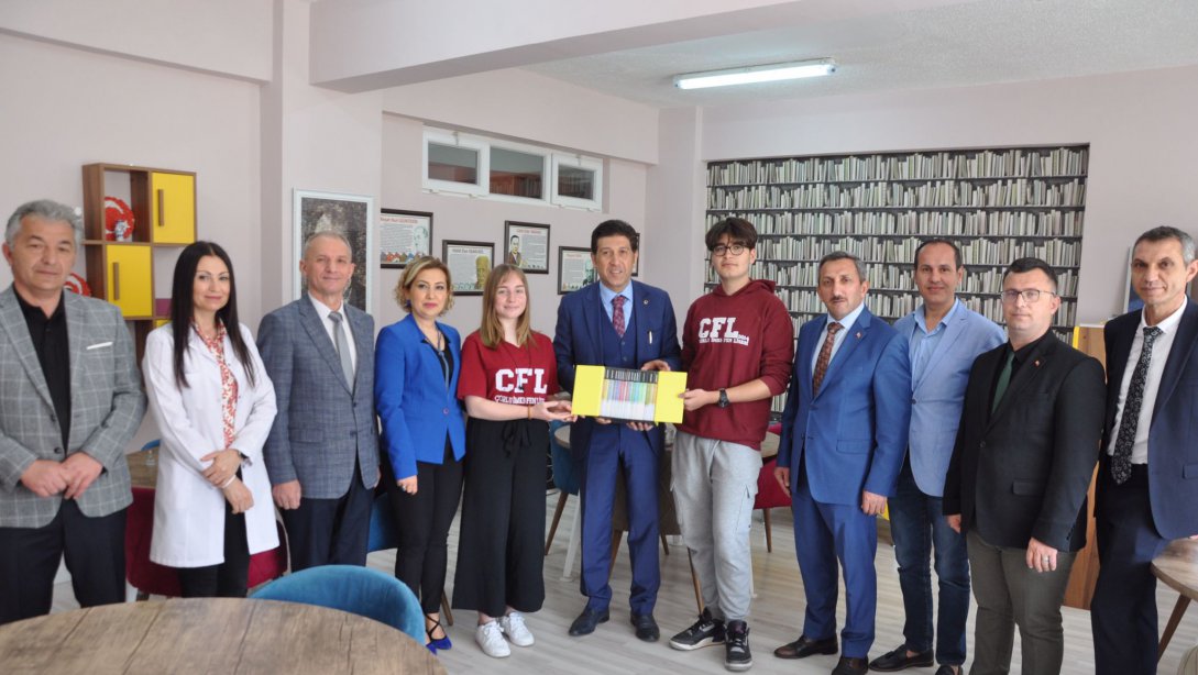 İl Milli Eğitim Müdürümüz Ersan Ulusan Çorlu Borsa İstanbul Fen Lisesini Ziyaret Etti