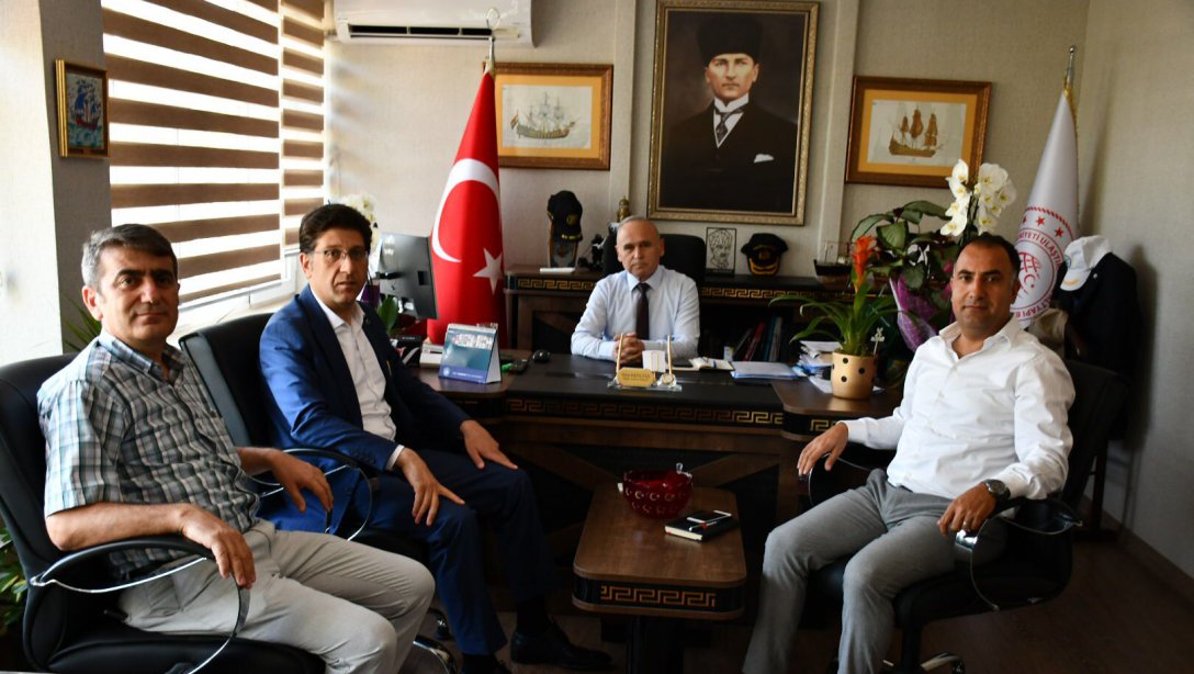 İl Milli Eğitim Müdürümüz Ersan Ulusan Tekirdağ Liman Başkanı İrfan Kızıltaş'ı Ziyaret Etti