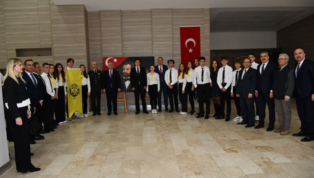 Namık Kemal'in Doğumunun 182. Yıldönümü Nedeniyle Yahya Kemal Beyatlı Kültür Merkezi'nde Anma Programı Düzenlendi