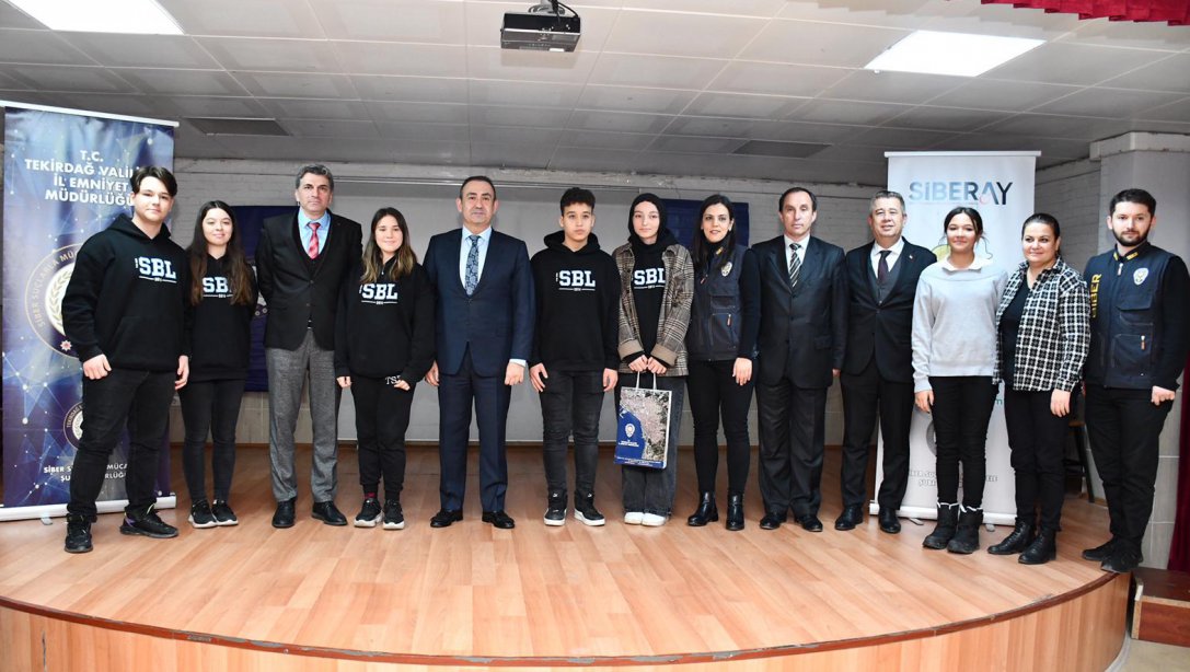İl Emniyet Müdürü Mehmet Hakan Fındık Tekirdağ Belediyesi Mehmet Serez Sosyal Bilimler Lisesini Ziyaret Etti