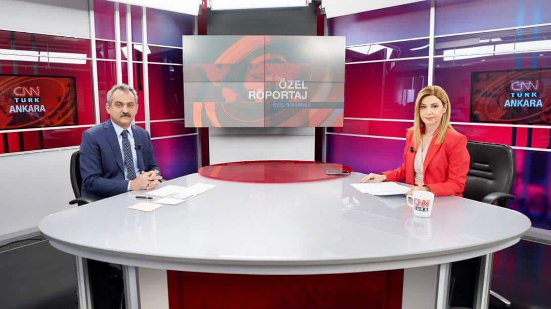 Bakan Özer, CNN Türk'te Eğitim Gündemini Değerlendirdi