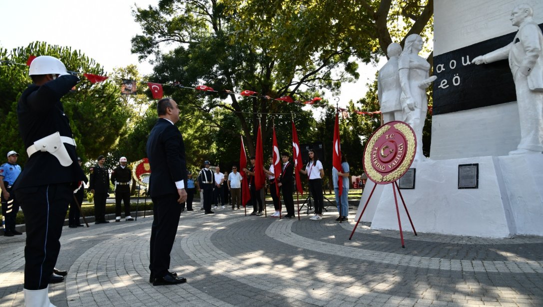 Atatürk'ün Tekirdağ'ı Ziyareti ve Harf İnkilabı'nın Uygulanmasının 95. Yıl Dönümü Kutlandı