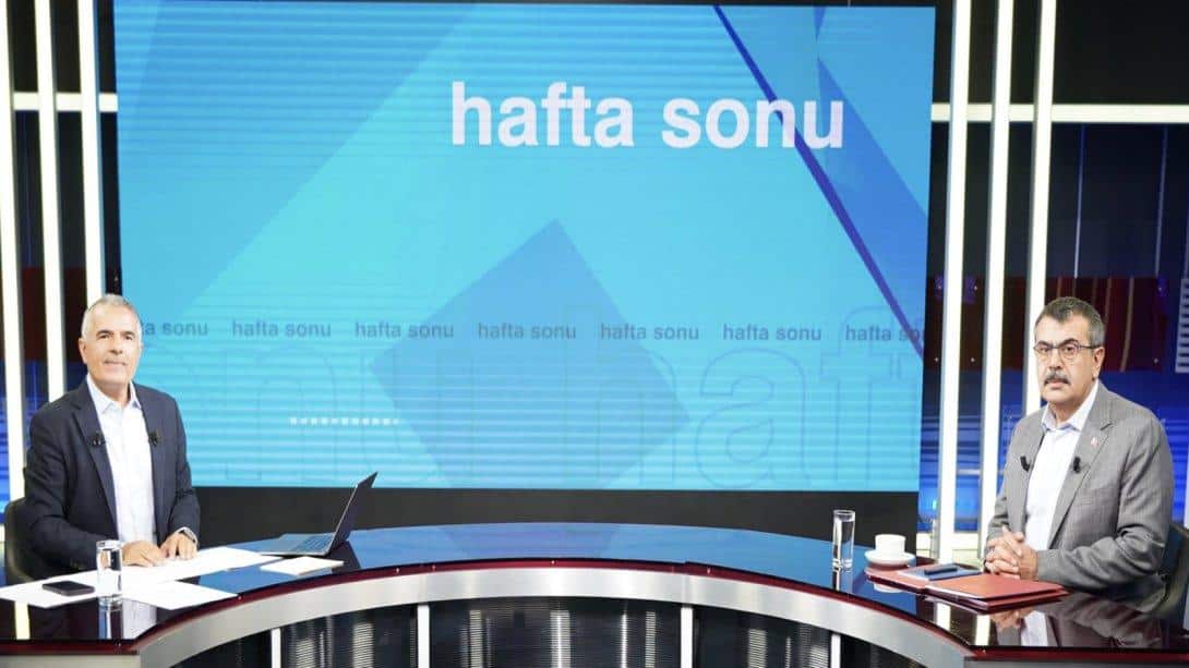 Bakan Yusuf Tekin, CNN Türk Canlı Yayınında Eğitim Gündemini Değerlendirdi