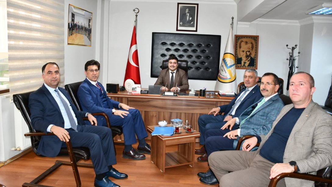 İl Milli Eğitim Müdürümüz Ersan ULUSAN Malkara Ticaret ve Sanayi Odası Başkanı Tevfik Yamanoğlu'nu Ziyaret Etti