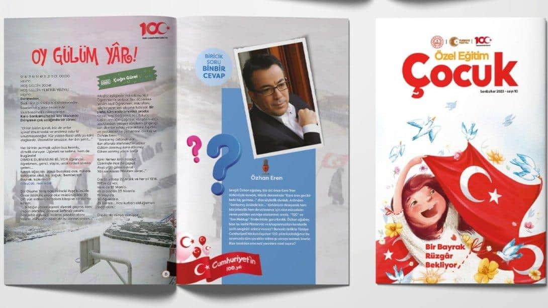 Özel Eğitim Çocuk Dergisi, Cumhuriyetin 100. Yılında Özel Sayısıyla Yayında