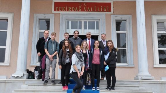 Tekirdağ Ebru Nayim Fen Lisesi Kardeş Okulu Müdürlüğümüzü Ziyaret Etti