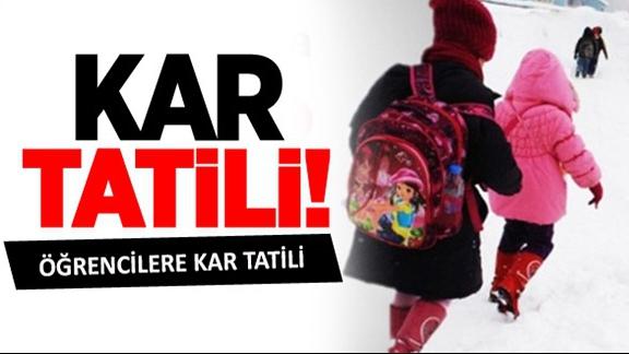 Tekirdağ´ da Okullar 9 Ocak 2017 Pazartesi Tarihinde Tatil Edildi.