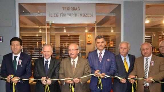 Tekirdağ İl Eğitim Tarihi Müzesi Düzenlenen Törenle Ziyarete Açıldı