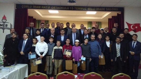 İmam Hatip Ortaokulları Genç Sadâ Kuran-ı Kerimi Güzel Okuma İl Finali