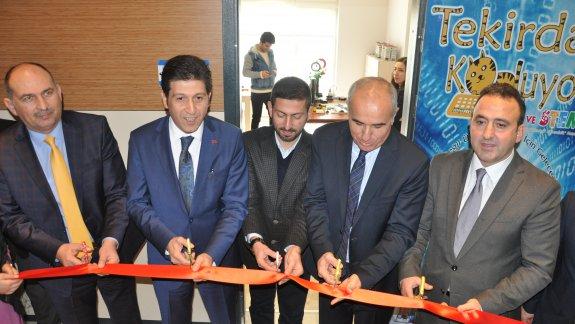 Çorlu Şehit Ali Alıtkan İmam Hatip Ortaokulu Kodlama ve Robotik Atölyesi Açıldı