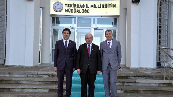 Tekirdağ Büyükşehir Belediye Başkanı Sayın Kadir ALBAYRAK İl Milli Eğitim Müdürlüğümüzü Ziyaret Etti