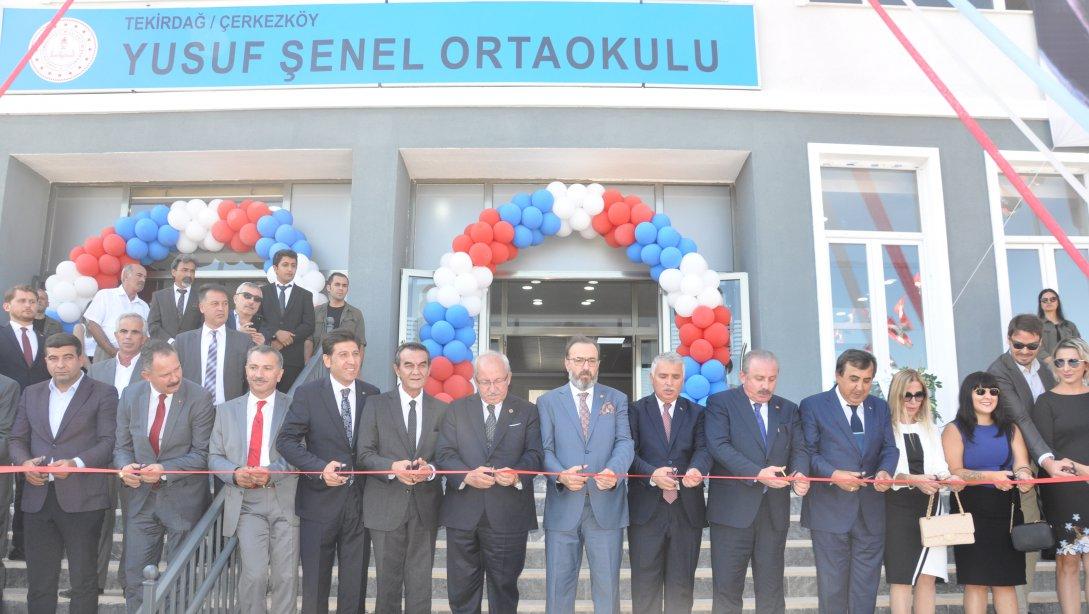TBMM Başkanımız Sayın Prof. Dr. Mustafa Şentop ve Valimiz Sayın Aziz Yıldırım'ın katılımlarıyla Çerkezköy İlçemizde Okul ve Ek Derslik Açılışları Gerçekleştirildi