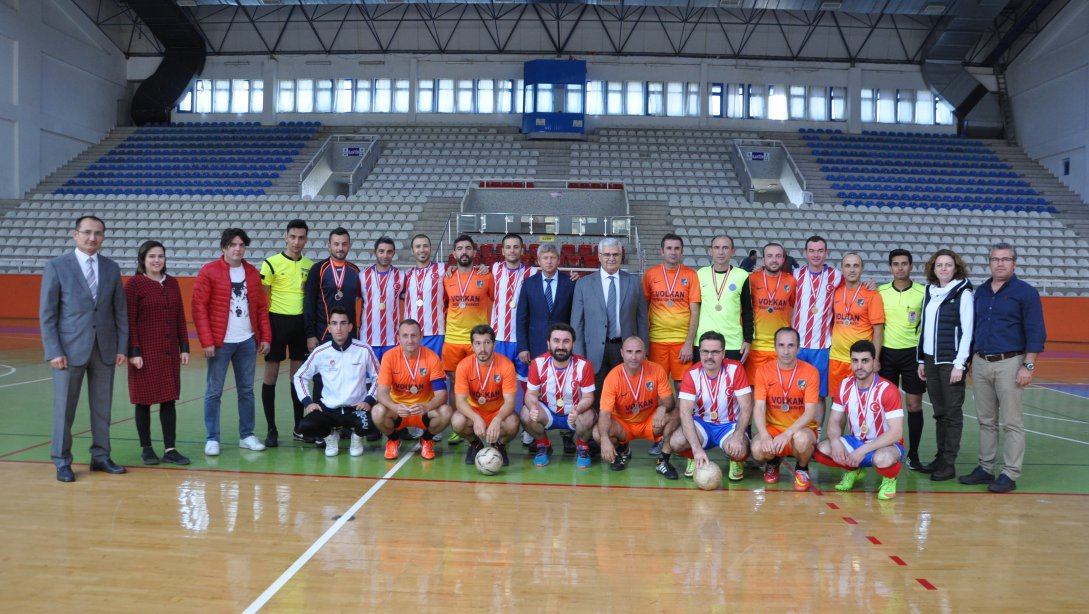 Türkiye Öğretmenler Kupası Futsal İl Birinciliği Müsabakaları Sonuçlandı