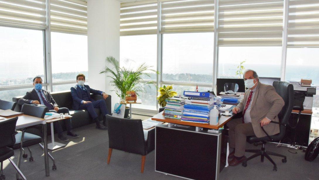İl Milli Eğitim Müdürümüz Ersan Ulusan Namık Kemal Üniversitesi Rektör Yardımcısı Prof. Dr. Bülent Eker'i Ziyaret Etti