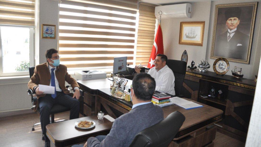 İl Milli Eğitim Müdürümüz Ersan Ulusan Tekirdağ Liman Başkanı Erol Kayalı'yı Ziyaret Etti