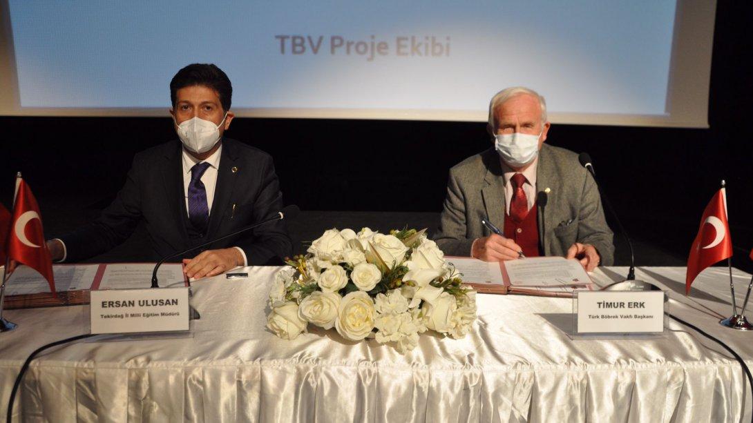 Müdürlüğümüz ile Türk Böbrek Vakfı Arasında İşbirliği Protokolü İmzalandı