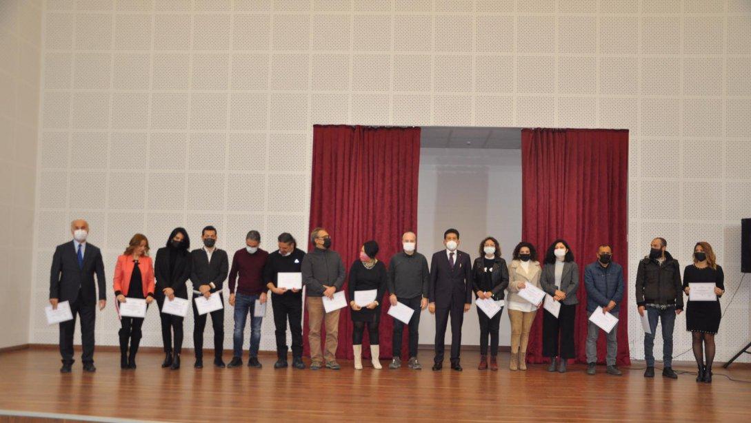 Yahya Kemal Beyatlı Güzel Sanatlar Lisesinde Teşekkür Belgesi Takdim Töreni Düzenlendi