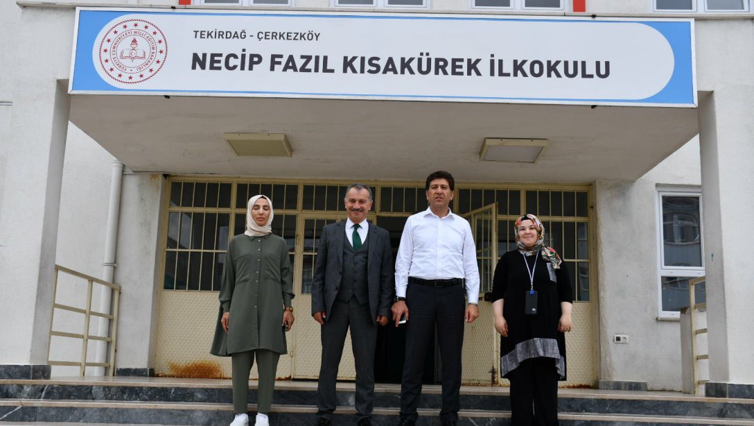 İl Millî Eğitim Müdürümüz Ersan Ulusan Çerkezköy İlçemizde Okul Ziyaretlerinde Bulundu