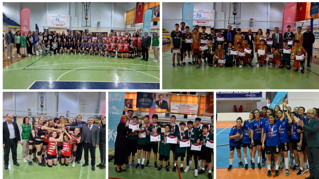 2022 - 2023 Eğitim Öğretim Yılı Okul Sporları Voleybol Yıldız Kızlar ve Yıldız Erkekler İle Hentbol Genç Kızlar ve Genç Erkekler İl Birinciliği Müsabakaları tamamlandı