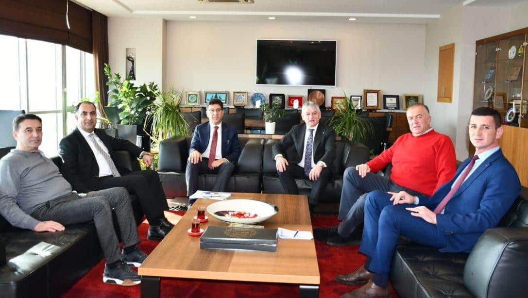 İl Millî Eğitim Müdürümüz Ersan Ulusan Tekirdağ Ticaret ve Sanayi Odası Başkanı Cengiz Günay'ı Ziyaret Etti