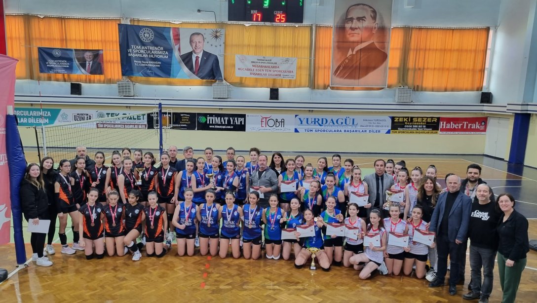 Okul Sporları Voleybol Yıldız Kızlar İl Birinciliği Müsabakaları Sona Erdi