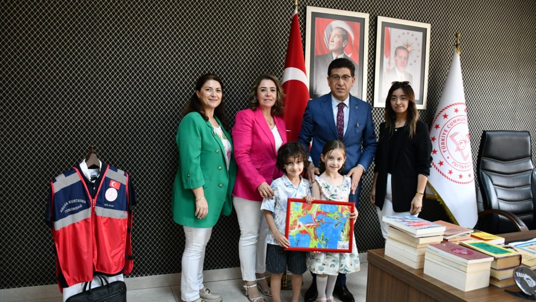 Süleymanpaşa Cumhuriyet Anaokulundan İl Milli Eğitim Müdürümüz Ersan Ulusan'a Ziyaret