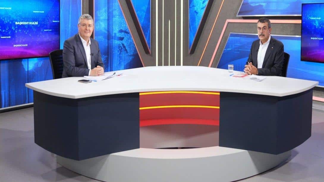 Bakan Tekin, Kanal 7 Tv'de Eğitim Gündemini Değerlendirdi