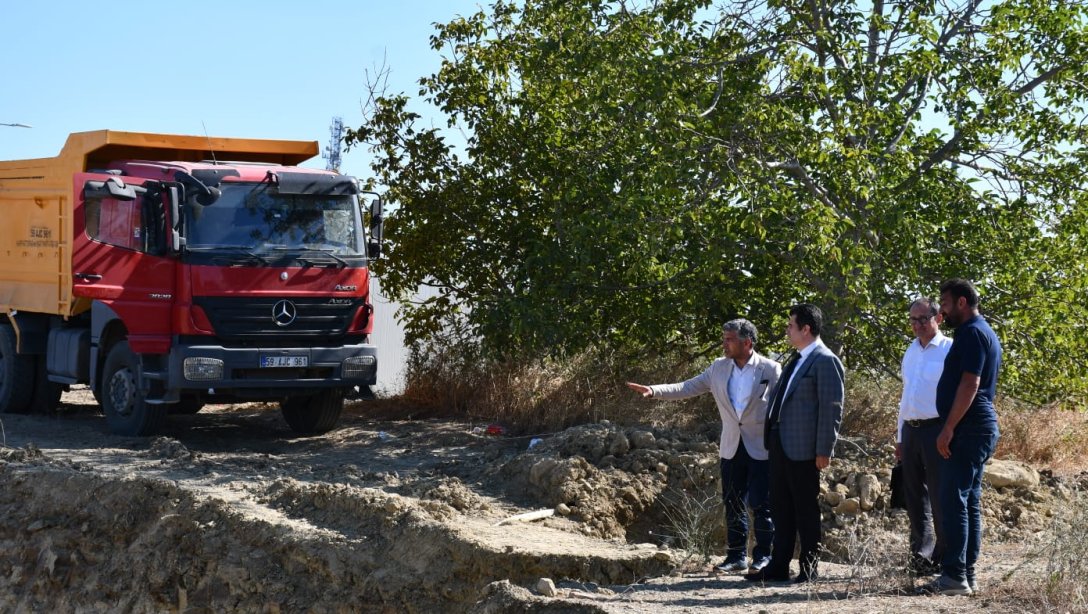 Süleymanpaşa İlçesinde 24 Derslikli İlkokul/Ortaokul İnşaatına Başlandı