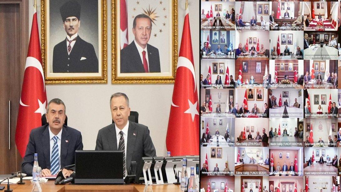 Bakan Tekin, Yeni Eğitim Öğretim Yılı Hazırlıkları Kapsamında 81 İl Valisiyle Buluştu