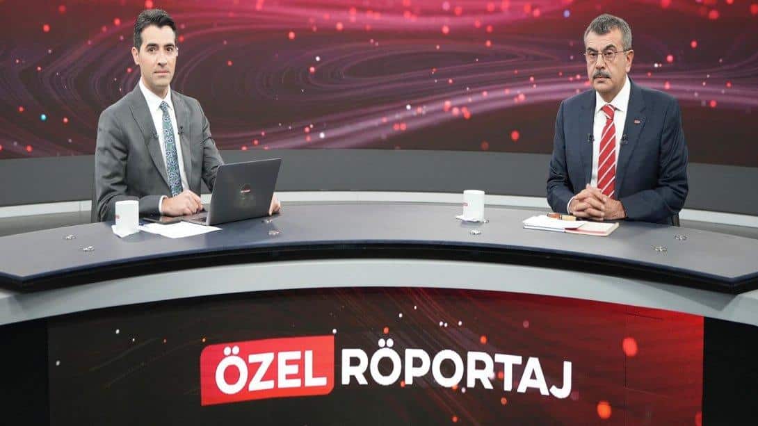 Bakan Yusuf Tekin, TRT Haber'de Eğitim Gündemini Değerlendirdi