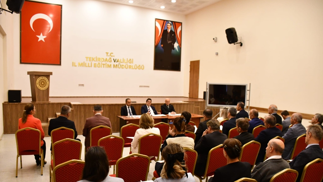 29 Ekim Cumhuriyet Bayramı Etkinlikleri Kapsamında Planlama ve Koordinasyon Toplantısı Yapıldı
