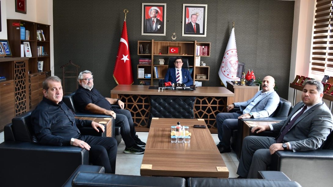 STK Temsilcilerinden İl Milli Eğitim Müdürü Dr. Aziz Yeniyol'a Ziyaret