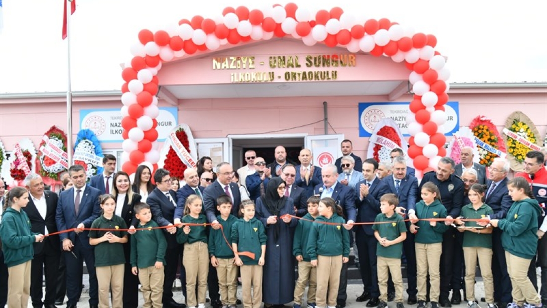 Hayırsever Tarafından Yaptırılan Naziye Ünal Sungur İlkokulu/Ortaokulu'nun Açılışı Gerçekleştirildi
